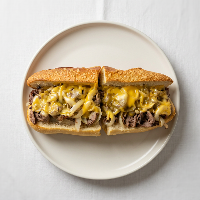 Philly Cheese Steak Hero.