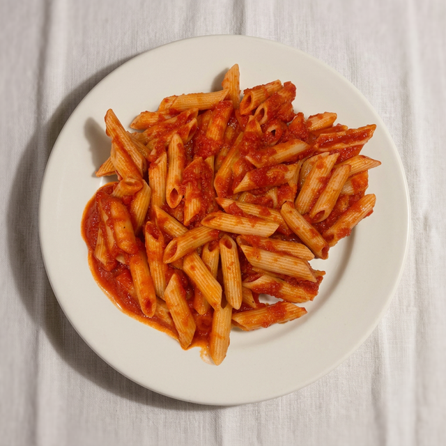 Spaghetti with Marinara Sauce.
