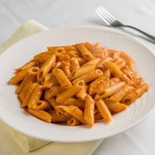 Penne Alla Vodka with Prosciutto & Mushrooms